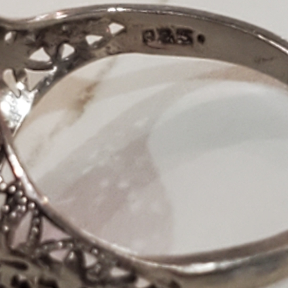 vintage deco ring - Picture 3 of 6